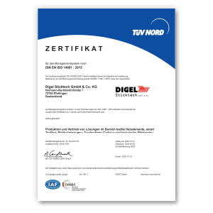Zertifiziert nach ISO 14001:2O15